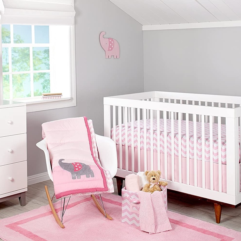 Little Love: Elephant Appliquéd Collection 7 pc. Set by NoJo
